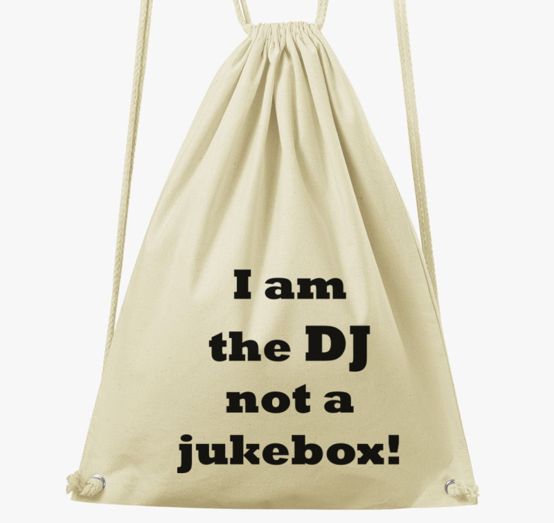 DJ jukebox tornazsák — Natúr