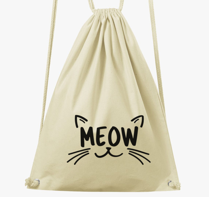 Meow cica tornazsák — Natúr