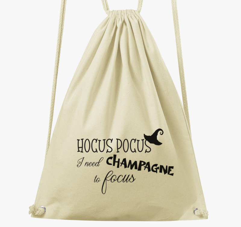Hocus Pocus champagne tornazsák — Natúr