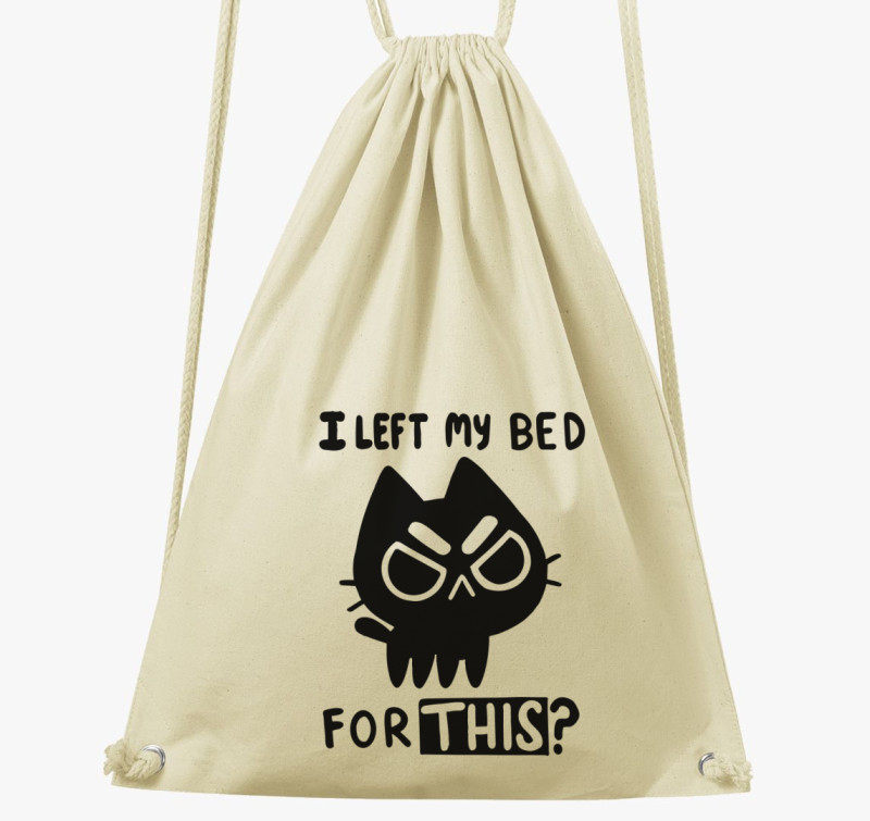 I left my bed tornazsák — Natúr