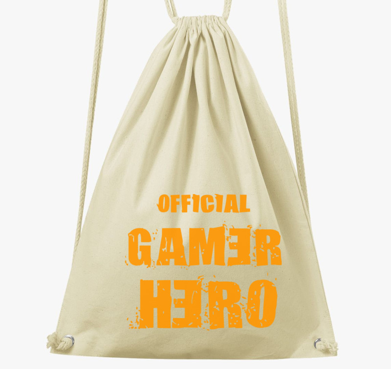 Official Gamer Hero tornazsák — Natúr