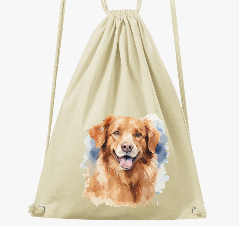 Golden retriever tornazsák — Natúr