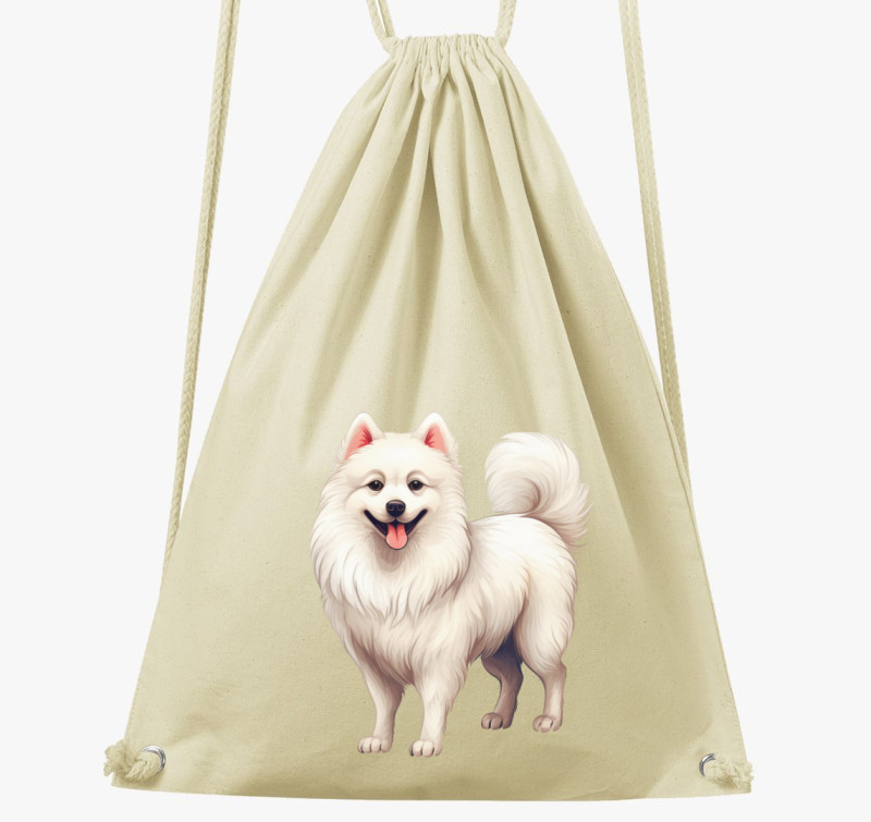 Japán spitz tornazsák — Natúr