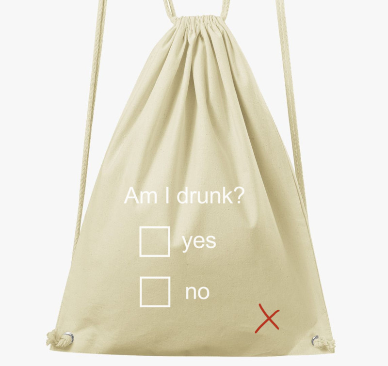 Am I drunk tornazsák — Natúr