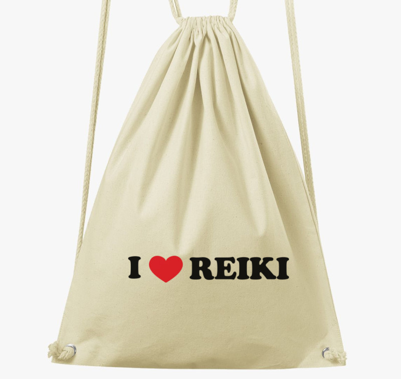 I love reiki tornazsák — Natúr