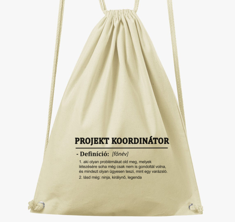 Projekt koordinátor tornazsák — Natúr