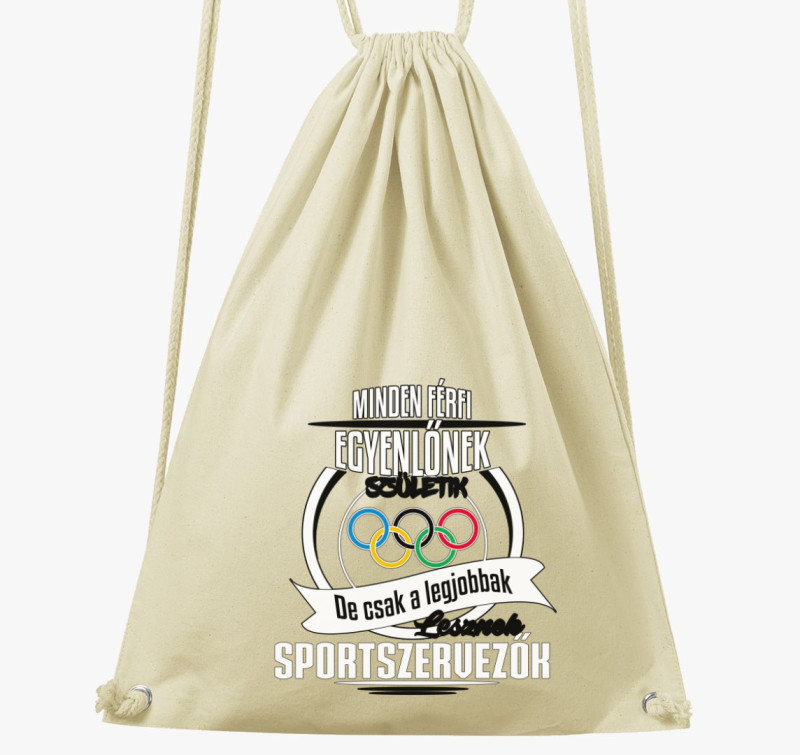 Sportszervező tornazsák — Natúr