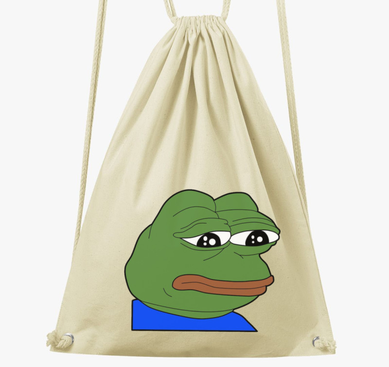Pepe a Béka tornazsák — Natúr
