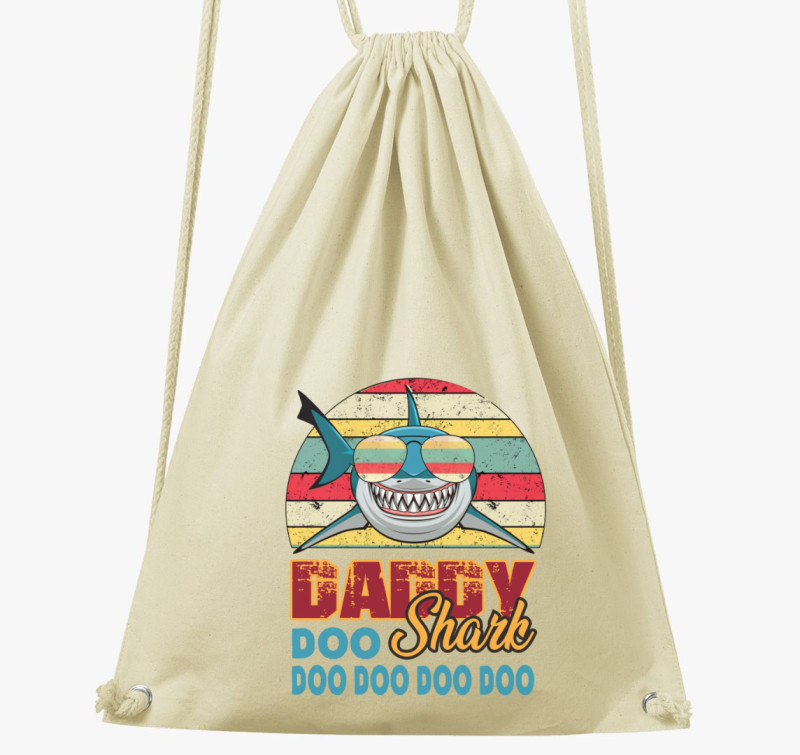 Daddy shark tornazsák — Natúr