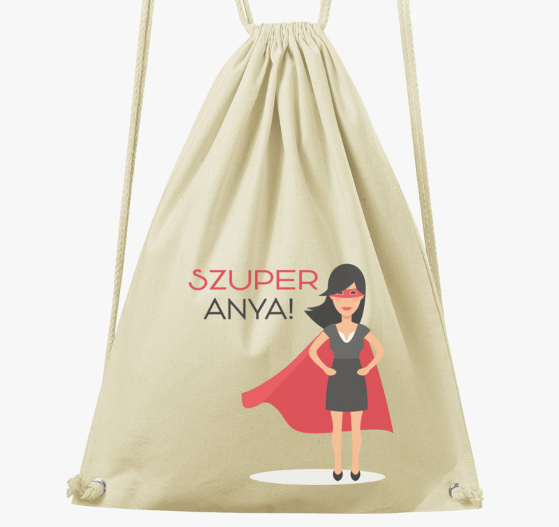 Szuperanya! Az igazi szuperhős tornazsák — Natúr