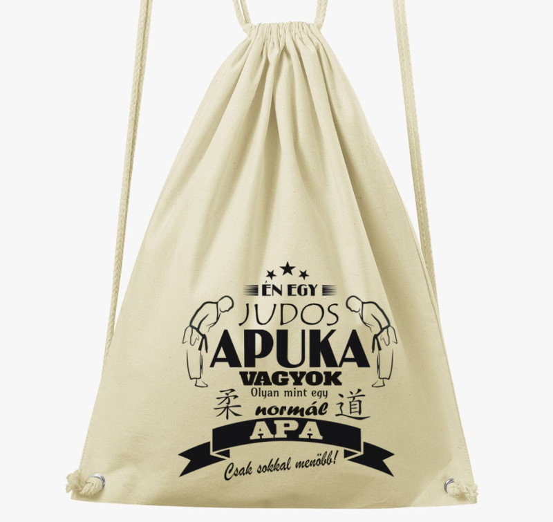 Judo-s Apuka tornazsák — Natúr