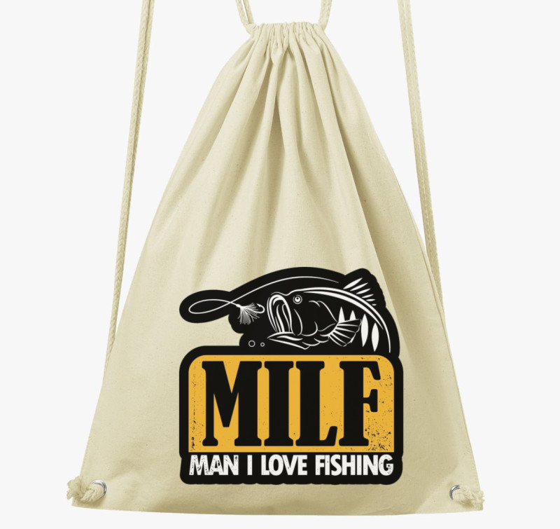 MILF - Man I Love Fishing  tornazsák — Natúr