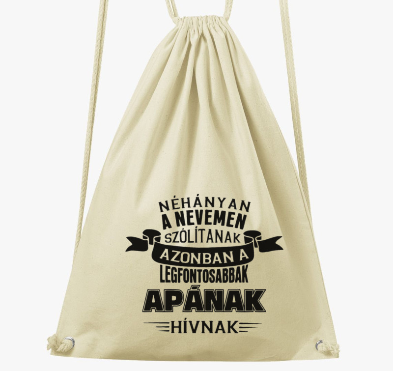 Apának hívnak tornazsák — Natúr