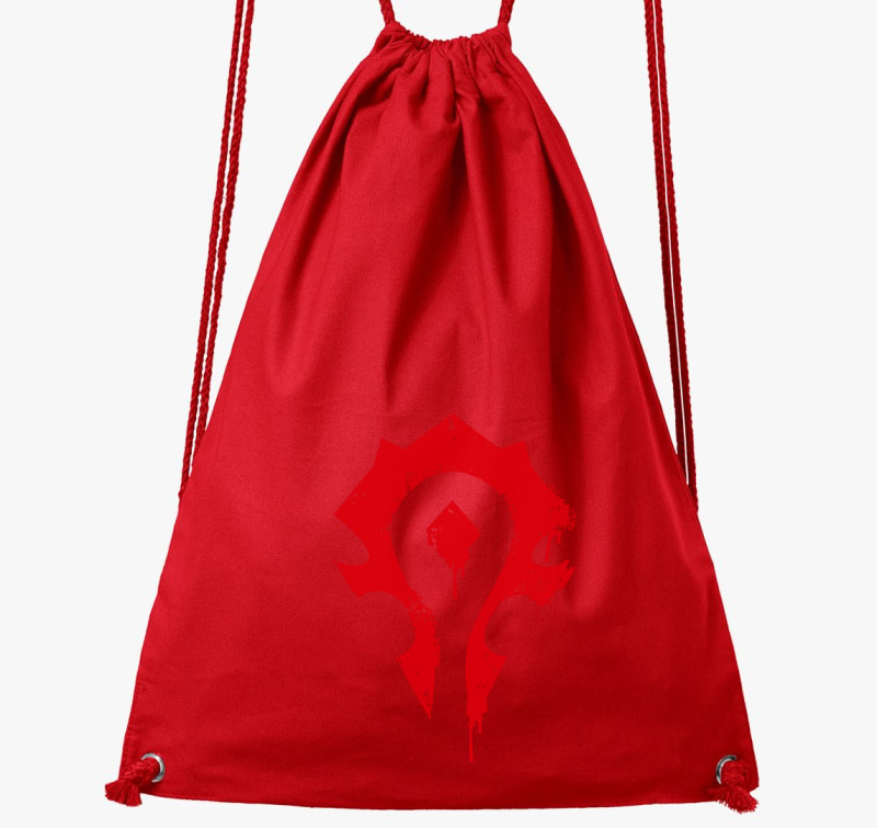 Warcraft Horde Symbol tornazsák — Piros