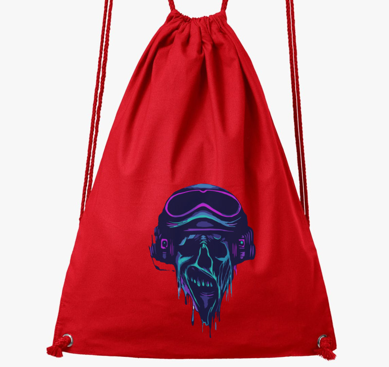 ColorSkull tornazsák — Piros