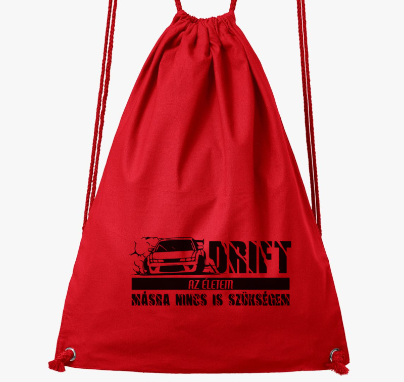 Drift az életem tornazsák — Piros