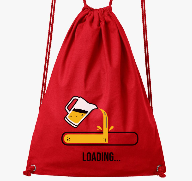 Beer Loading tornazsák — Piros