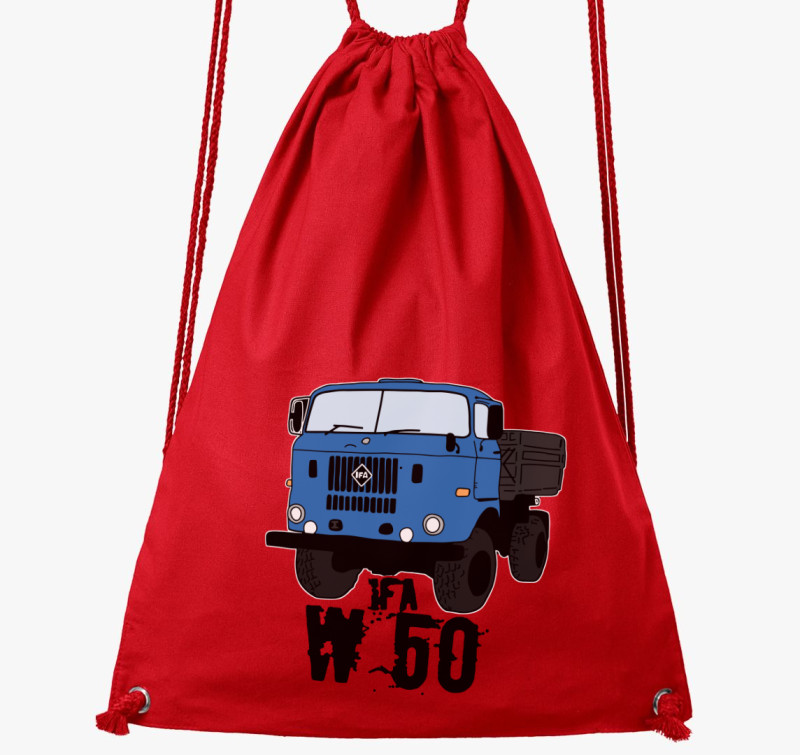 IFA W 50 tornazsák — Piros