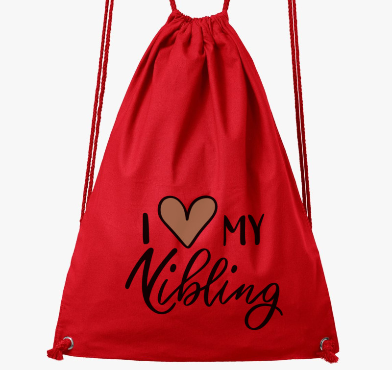 I love my Nibling tornazsák — Piros