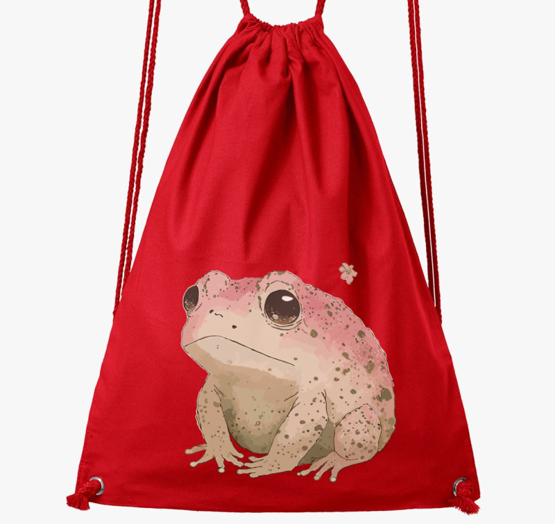 Sad pink frog tornazsák — Piros
