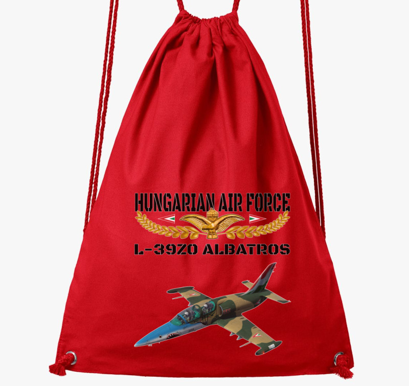 Aranysas L-39 2 tornazsák — Piros