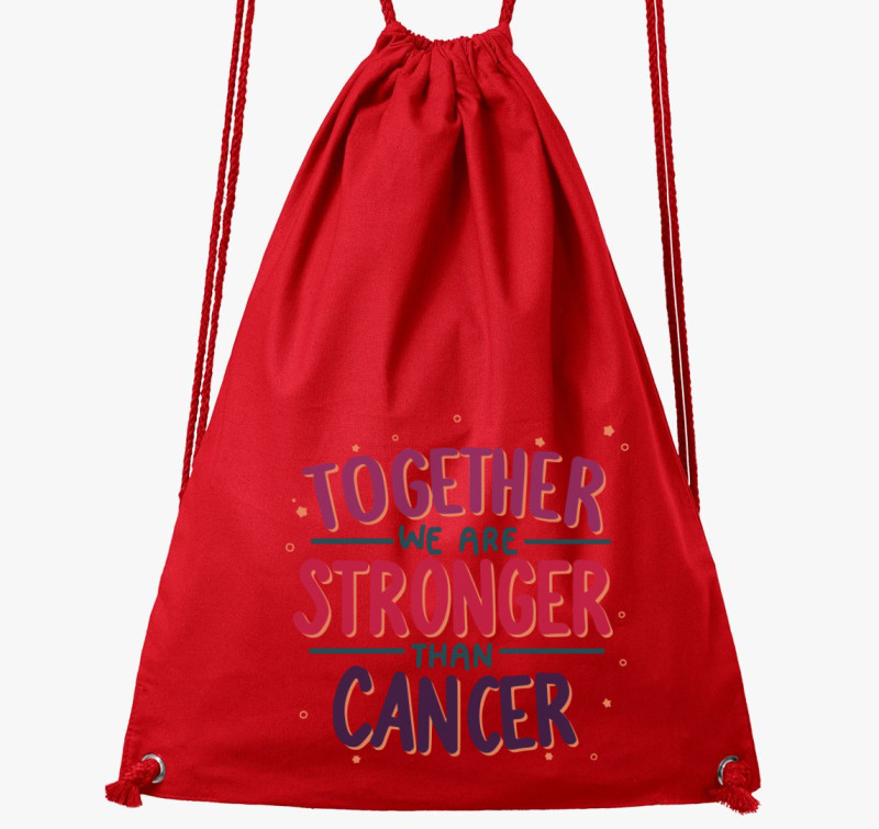 Cancer színes tornazsák — Piros