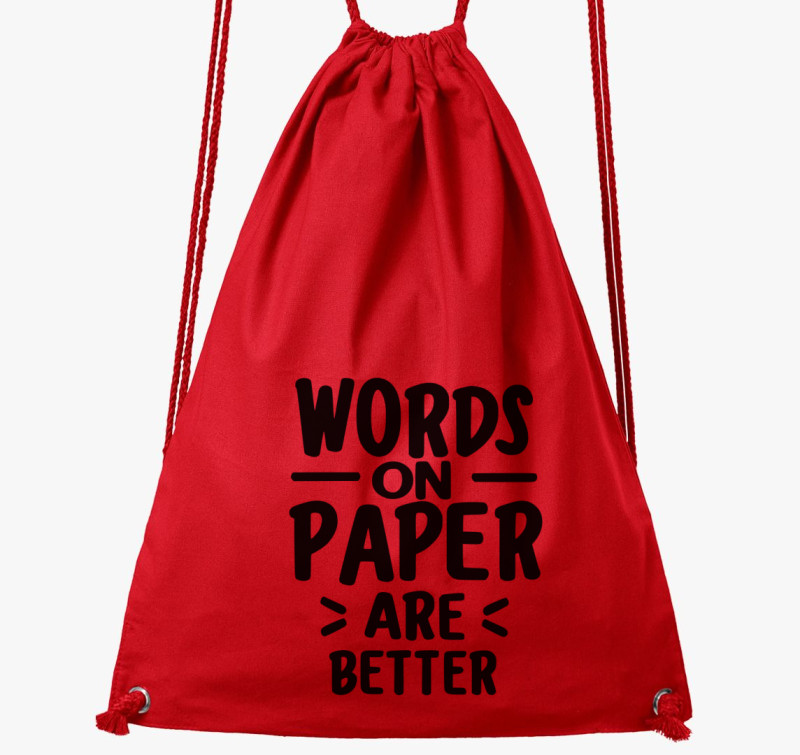 Paper better tornazsák — Piros