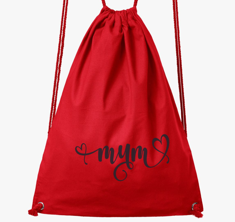 Mum tornazsák — Piros