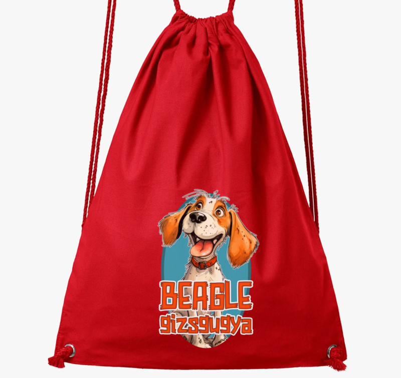 Beagle gizsgugya tornazsák — Piros