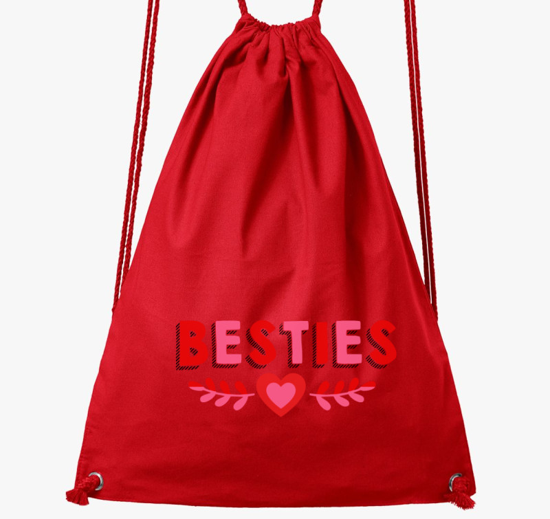 Besties tornazsák — Piros