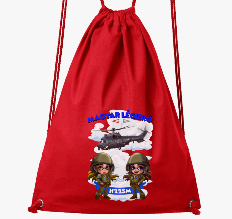 H225M funny tornazsák — Piros