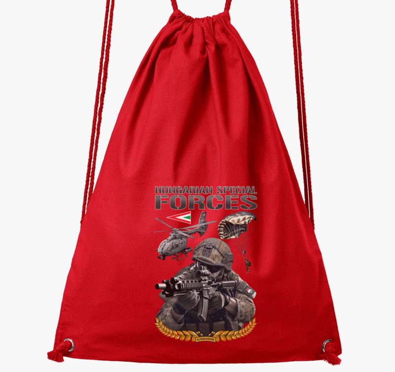 Hungarian Special Force tornazsák — Piros