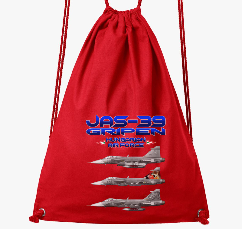 JAS-39 Gripen tornazsák — Piros