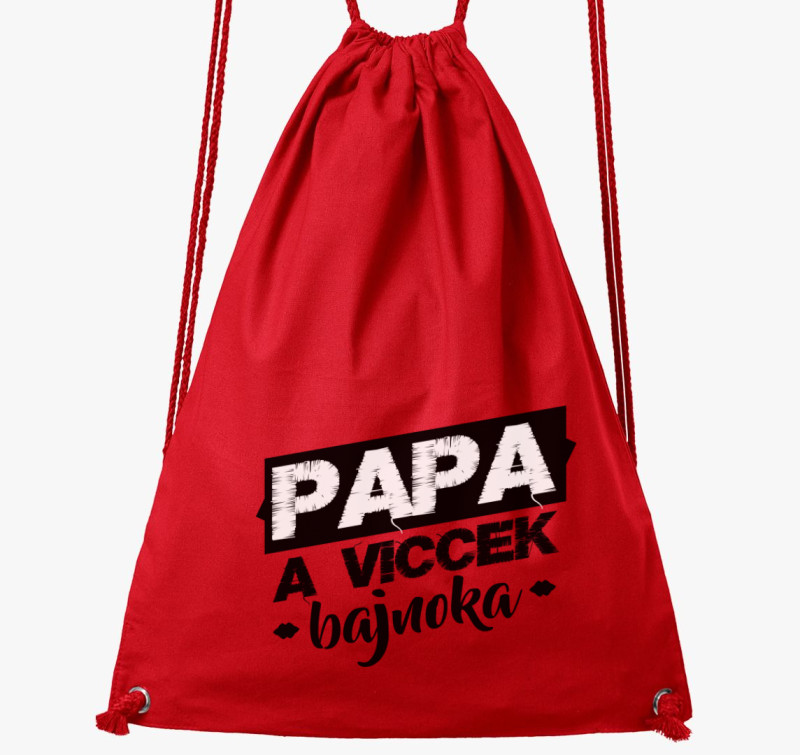 Papa Viccek Bajnoka tornazsák — Piros