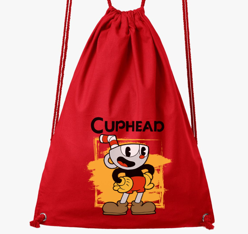 Cuphead tornazsák — Piros