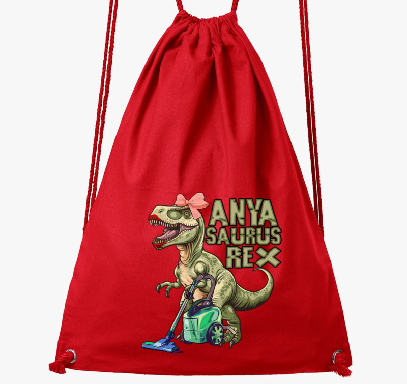 Anya saurus rex tornazsák — Piros