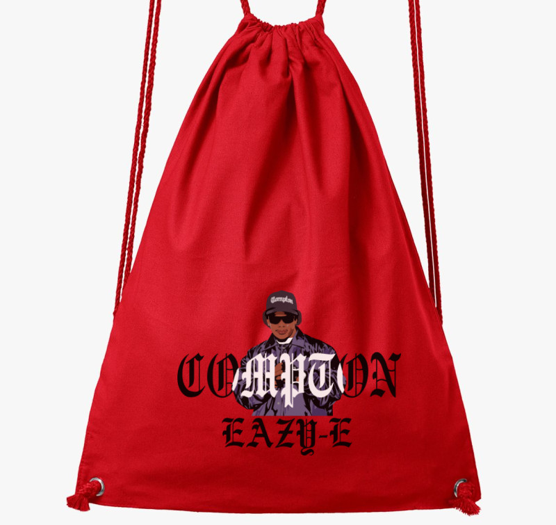 Eazy E Compton Art tornazsák — Piros