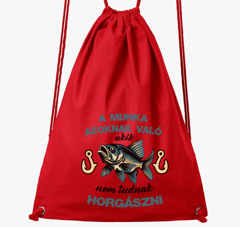 A munka azoknak való... tornazsák — Piros