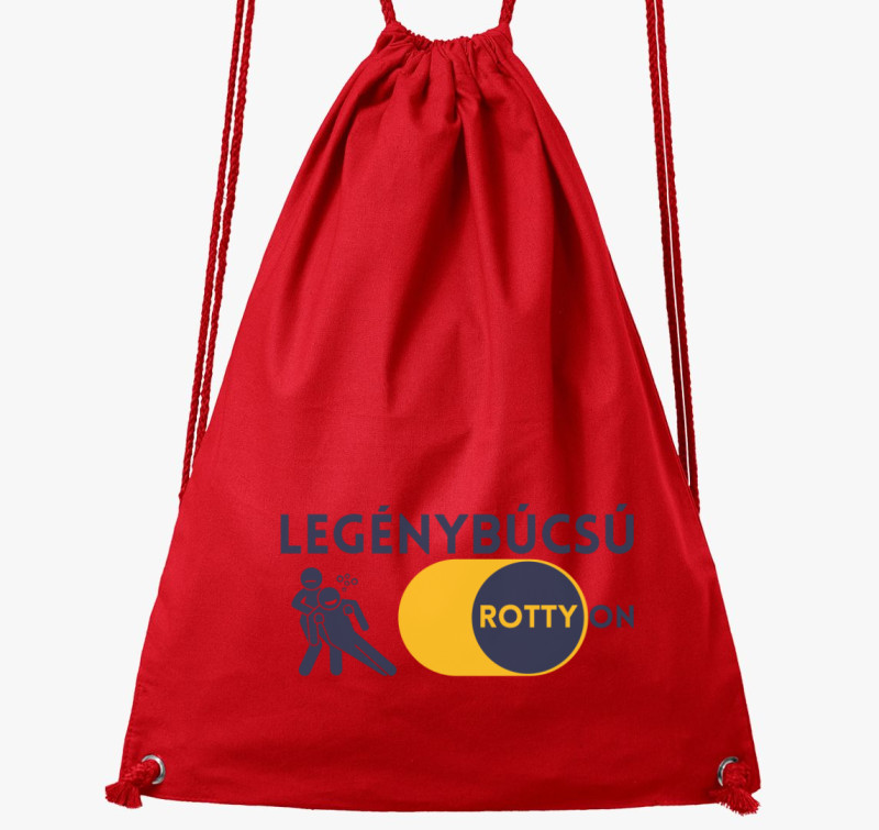 Legénybúcsú RottyON tornazsák — Piros