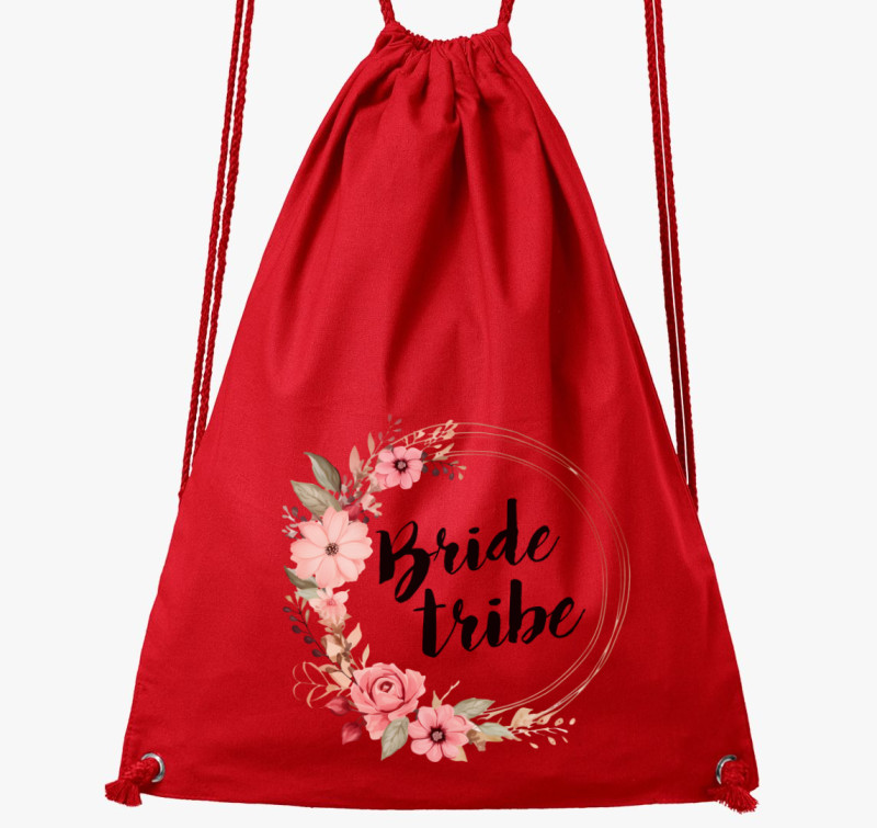 Bride tribe virágos tornazsák — Piros