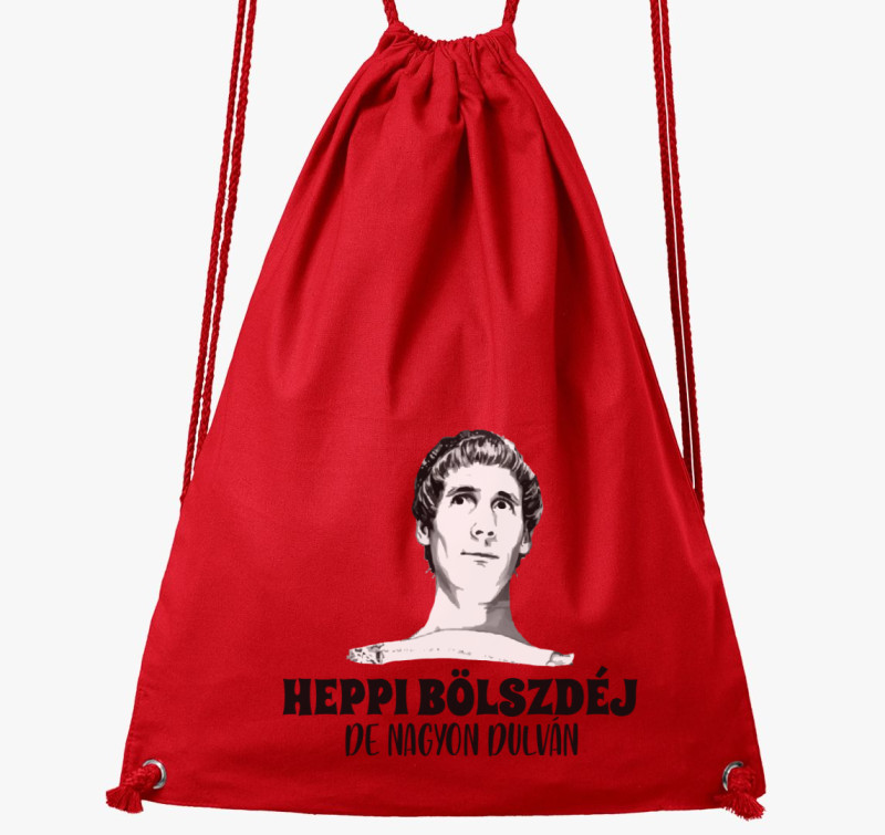Heppi Bölszdéj tornazsák — Piros