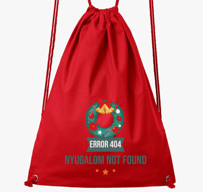 Nyugalom not found tornazsák — Piros