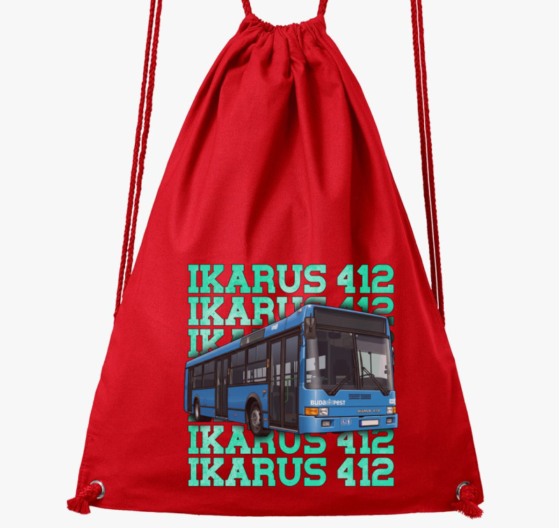 Ikarus 412 Busz tornazsák — Piros