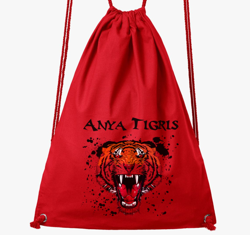 Anya tigris tornazsák — Piros
