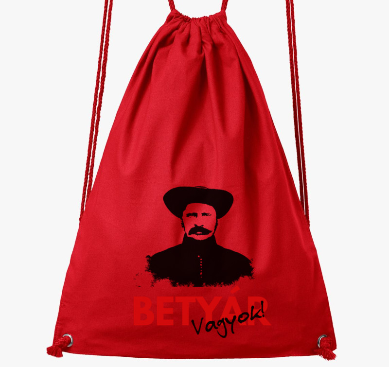 Betyár Vagyok tornazsák — Piros