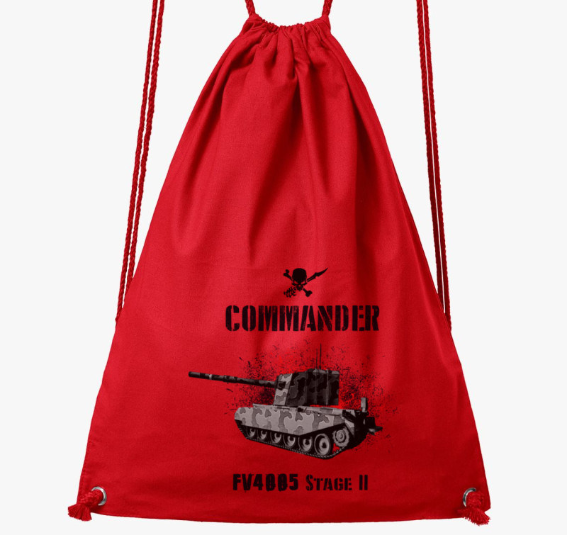Commander FV4005 tornazsák — Piros