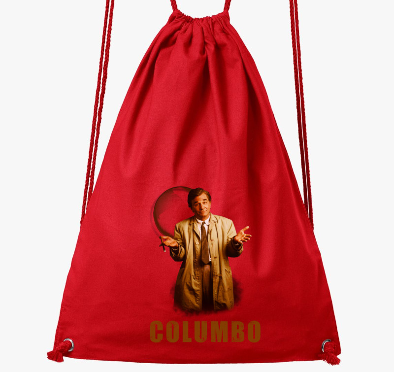 Columbo tornazsák — Piros