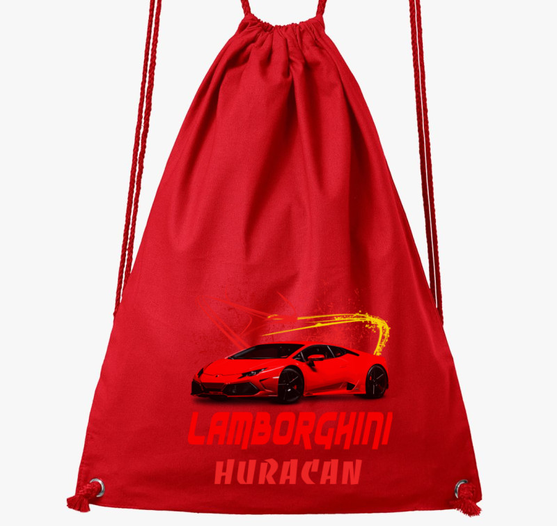 Lamborghini Huracan tornazsák — Piros