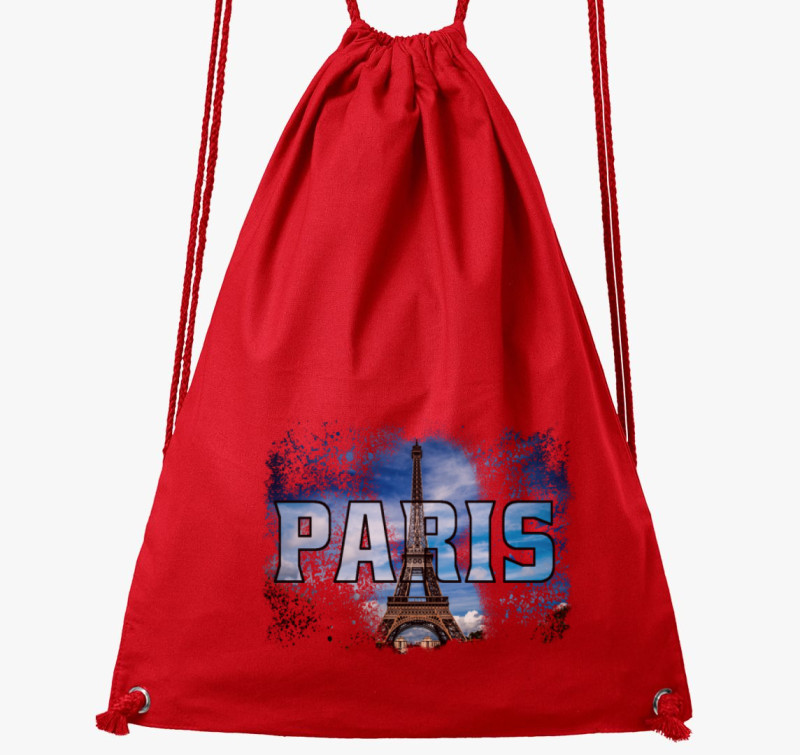 Paris tornazsák — Piros