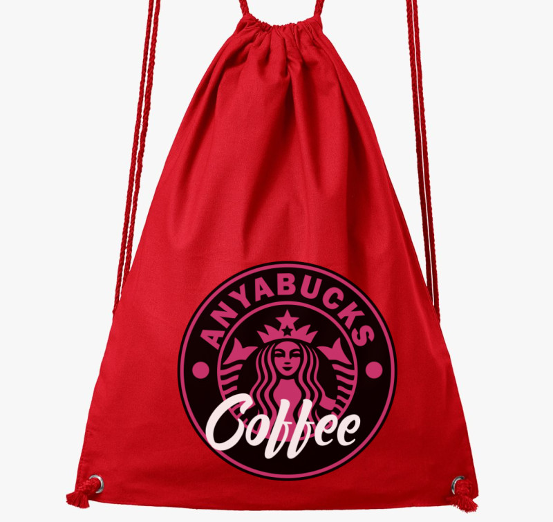Anya Bucks coffee tornazsák — Piros